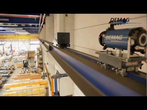 Demag Laser-Mess-System zum präzisen Vermessen von Kranbahnen und Bodenschienen