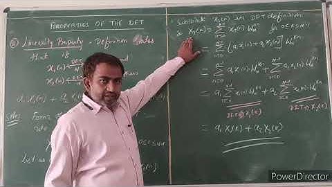 Discrete Fourier Transform (DFT) Properties Part-1