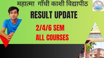 MGKVP SEMESTER RESULT | 2/4/6 SEM | BA BSC BCOM BBA BCA MA MSC MCOM MCA BPED MPED  ETC | RESULT