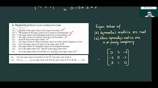 LINEAR ALGEBRA M 22 Properties of Eigen values and vectors