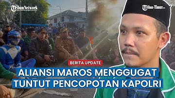 300 Massa Padati Gedung DPRD Maros, Bupati dan Forkopimda Dengar Tuntutan Sambil Duduk Bersila
