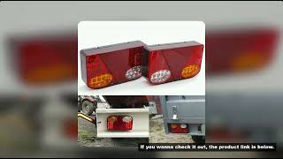 12V LED Car Truck Tail Light Taillight Rear Brake Light Signal Lamps Indicator for Van Lorry Trailer