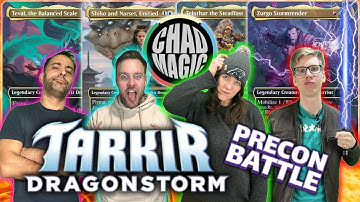 Tarkir Dragonstorm Precons w/ Emma Partlow! | Teval v Zurgo v Felothar v Shiko/Narset!