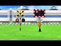 【踏切アニメ】ふみきりカンカンの日常 6387 ♪ Railroad crossing daily life 6387 ♫