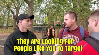 Speakers Corner - Bob Gives Advice to a Christian Visitor and Warns Him about the Dawah Team