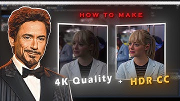 4K Quality + HDR CC Tutorial In After Effects & Topaz Ai | Sujal Edz