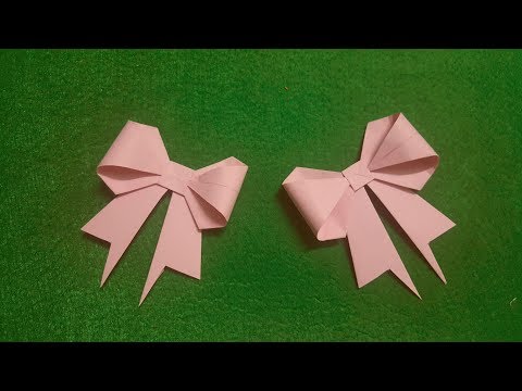 Hướng dẫn gấp cái nơ THẬT XINH XẮN | Hướng dẫn gấp giấy | Origami