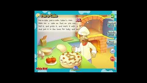 Pat-a-Cake - VTech Whiz Kid Learning System WonderTown Gameplay