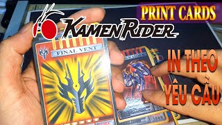 Kamen Raider Card, Bộ Bài Siêu Nhân Dế Tuổi Thơ - Shop Incardq7