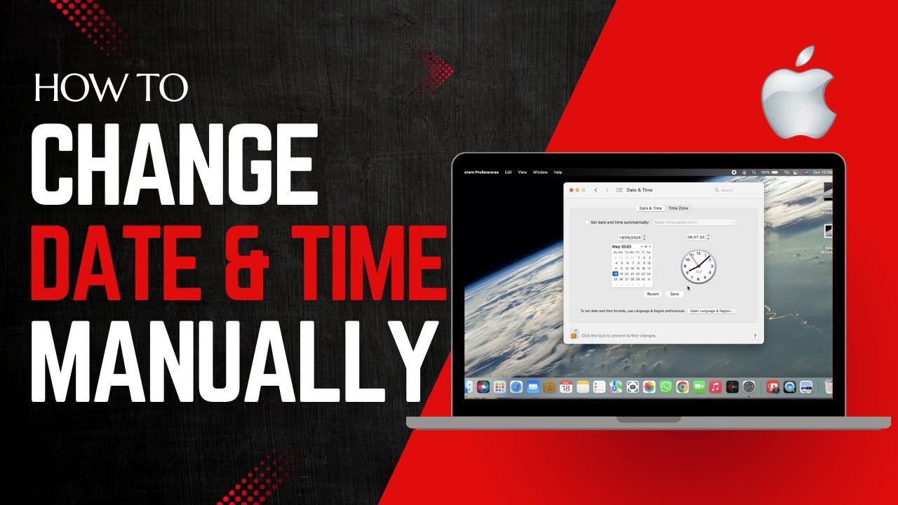 How to Change Date and Time on Macbook - YouTube