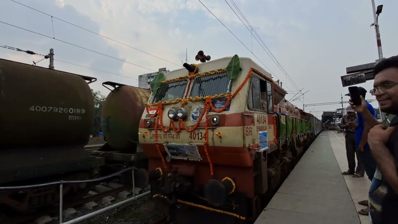 THE END OF DIESEL LOCO ERA - LAST RUN OF 12432 THIRUVANANTHAPURAM RAJDHANI EXP WITH DIESEL LOCO