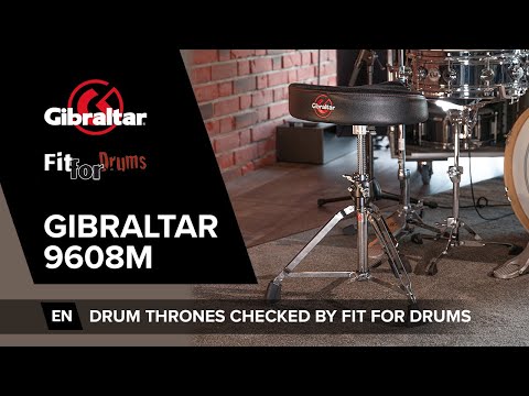 Стілець для барабанщика GIBRALTAR 9608M Moto Cordura, видео 1