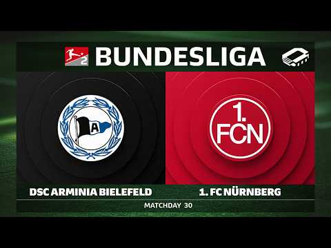 LIVE 🔴 DSC Arminia Bielefeld vs. 1. FC Nürnberg | Matchday 30 - Bundesliga 2 2025/26