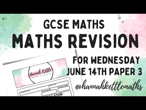 GCSE Maths Revision