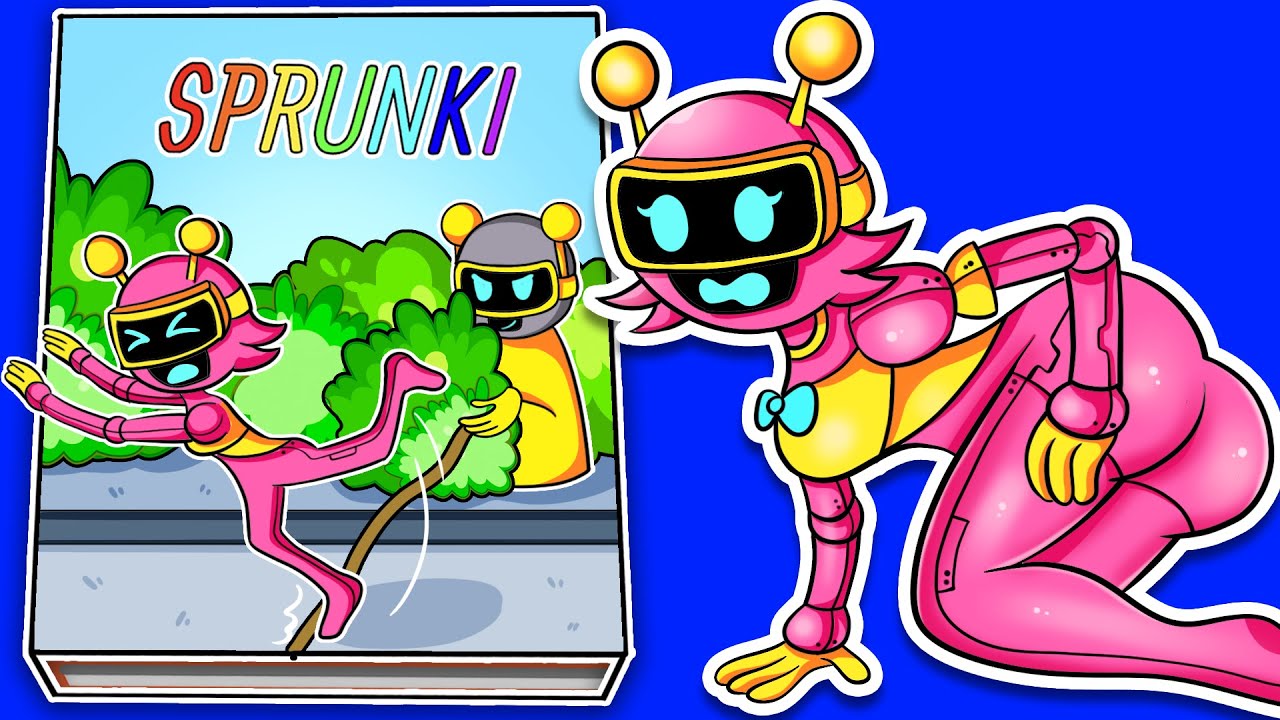 Pinkbot Game Making INCREDIBOX SPRUNKI Game Book📚 💕 Pink Bot & Fun Bot Love Story ...