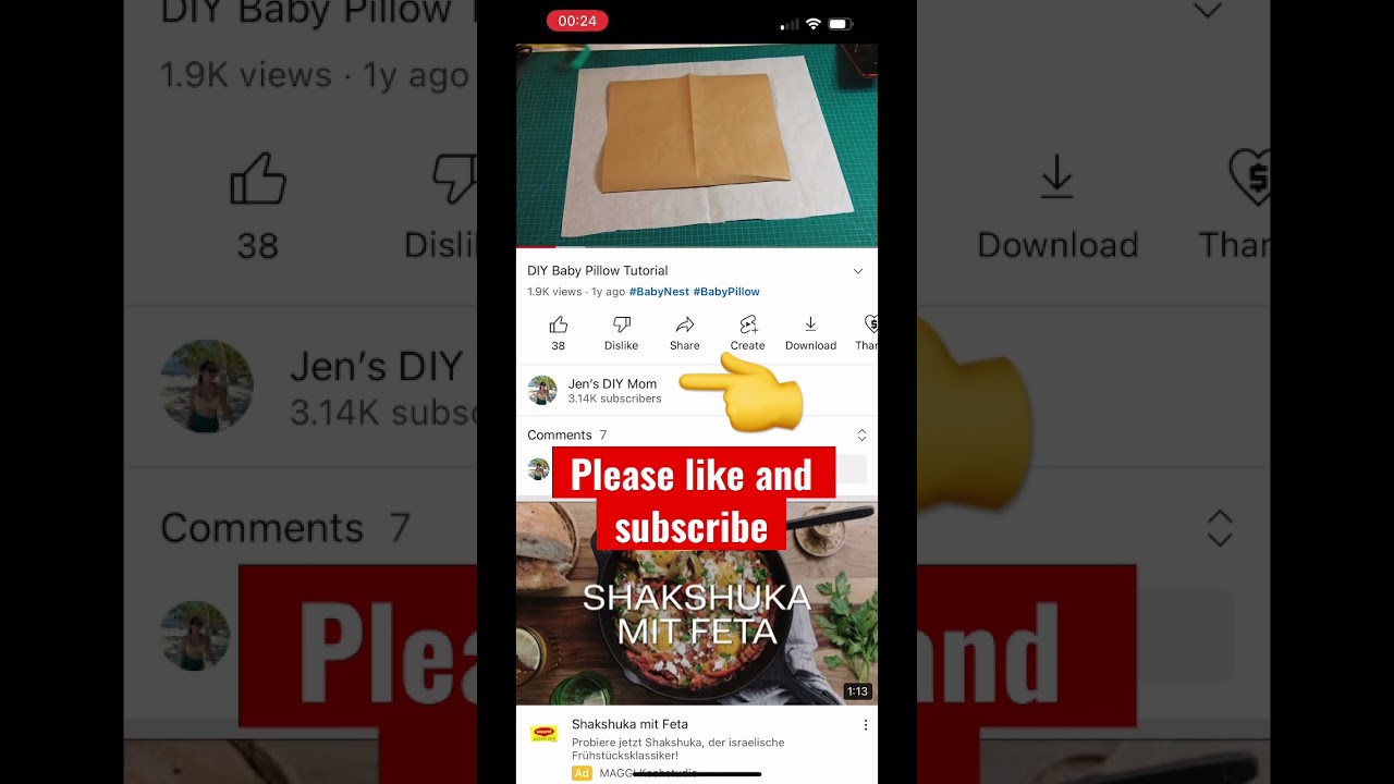 DIY Baby Pillow Tutorial YouTube