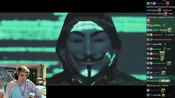 xQc reacts to LULZSEC The Internet