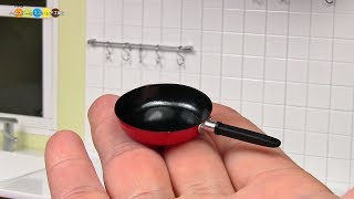 DIY Miniature Frying Pan　ミニチュアフライパン作り