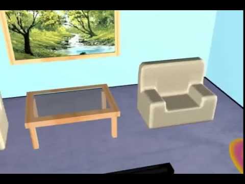 Contoh Desain Interior Ruangan  Animasi  3D  YouTube