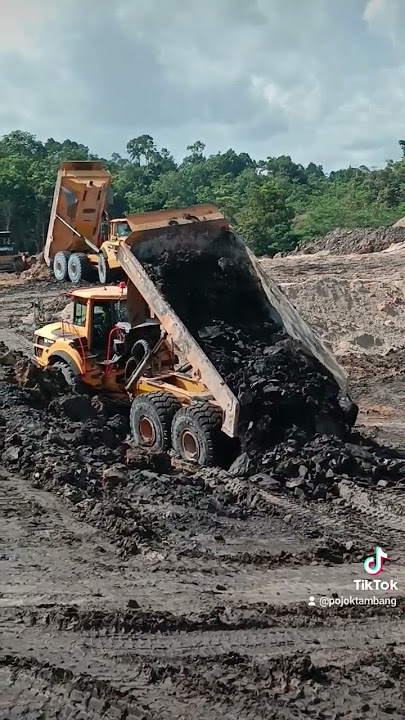 hal yang tak disangka #articulated #truck #volvo #tambang