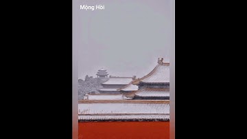 Tử cấm Thành Bắc Kinh -Trung Quốc mùa tuyết rơi