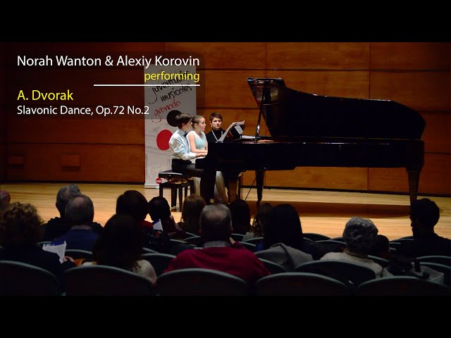 Norah Wanton & Alexiy Korovin | A. Dvorak, Slavonic Dance, Op.72 No.2 (Live)