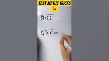 Without Calculator Easy Maths Trick to Find Cube Roots in seconds #math #mathstricks #cuberoottrick