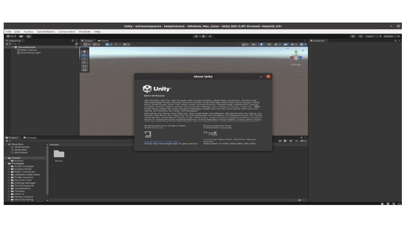 Начальная директория в Unity Hubb. Материал заблокирован для редактирования Юнити. Baldi Unity Hub.