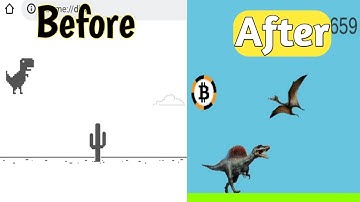 I remake chrome dinosaur game| extreme dino| unity game remake|| codyKAS