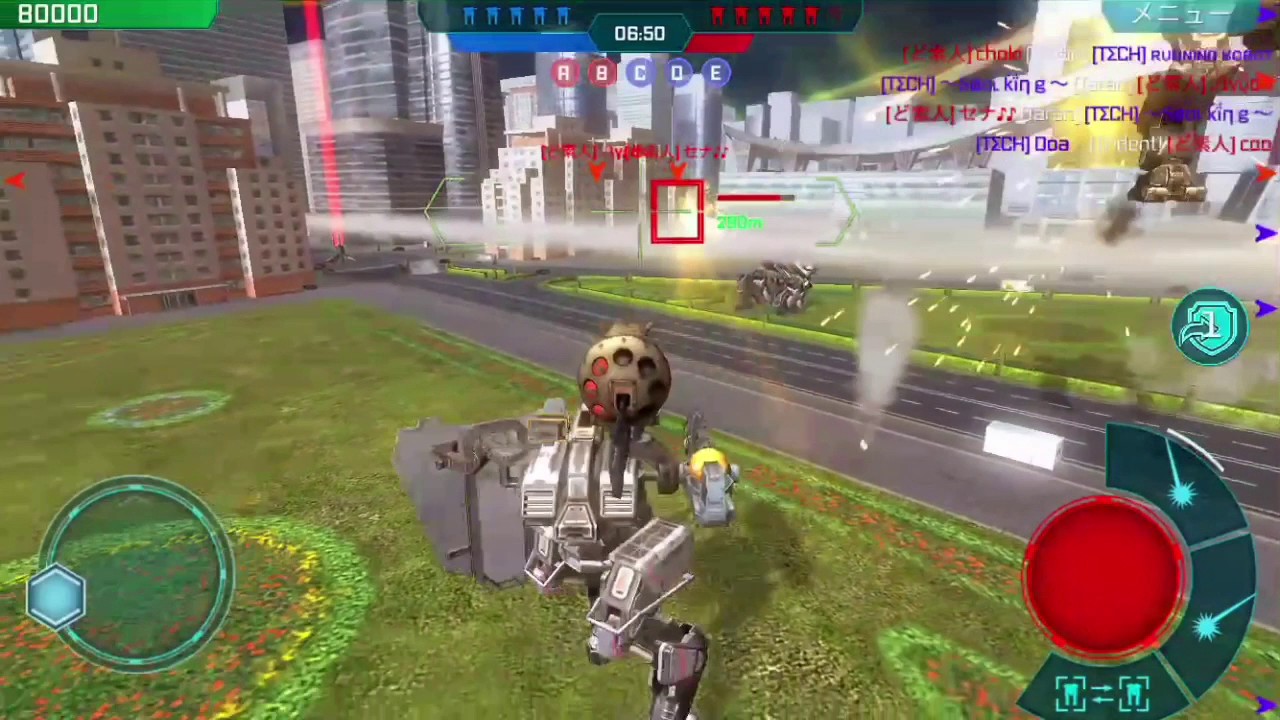 War Robots Japanese FIGHT CLUB TECH vs ど素人