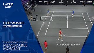 Team Europe Finally Win Point After Four Smashes | Laver Cup 2023 by Laver Cup 12,783 views 7 months ago 1 minute