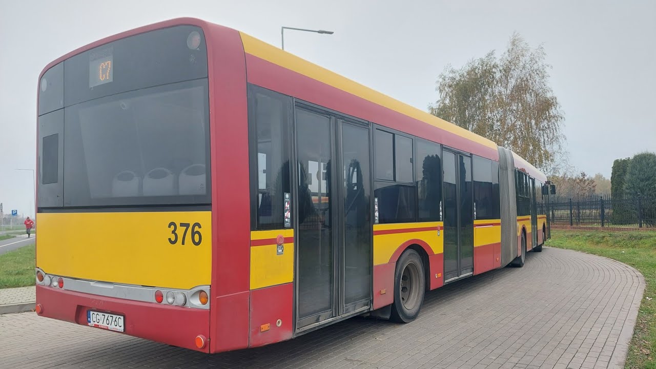 MZK Grudziądz - Linia: C7 - Kierunek: Jaskółcza/Cmentarz - Solaris Urbino 18 III #376