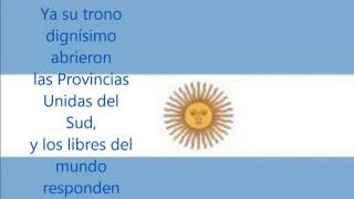 Himno Nacional Argentina Letra High