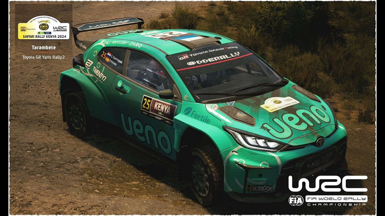 #25 Toyota GR Yaris Rally2 - Diego Domínguez   | Rogelio PeñateSafari - Rally Kenya 2026