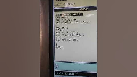 Auto g54 setting using probe.