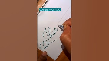 Cursive Writing Jharana | #shorts