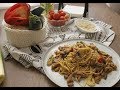 Лапша по-тайски с овощами и курицей с соевым соусом. Вкусный, быстрый и оригинальный ужин.