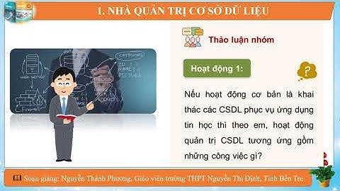 Tin học 11 - Bài 16. Công việc quản trị cơ sở dữ liệu, Sách Kết nối tri thức - Review giáo án
