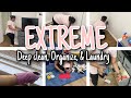 EXTREME DEEP CLEAN WITH ME | CLEANING &amp; LAUNDRY MOTIVATION