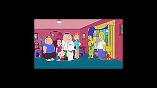 Family Guy Meets The Simpsons | Part 1 | Full Crossover Episode#shortvideo #thesimpsons #cartoon