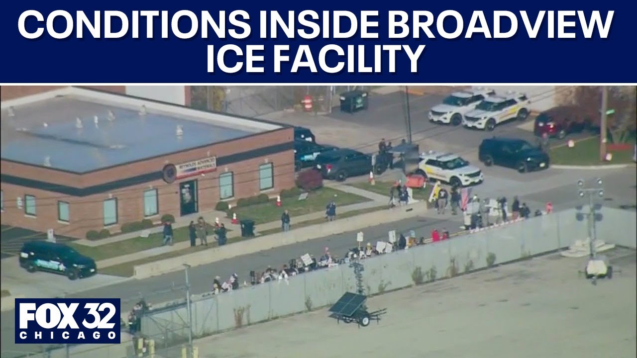 Court hearing underway over conditions inside Broadview ICE facility