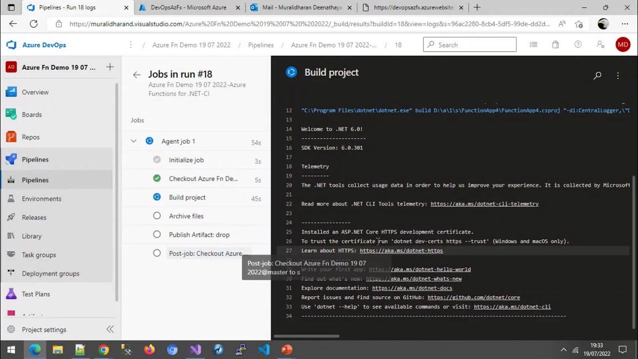 Deploy Azure Functions using Azure DevOps - YouTube
