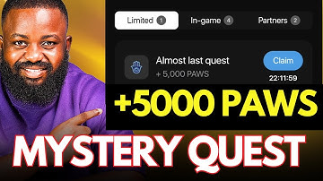 Almost Last Quest Paws | How To Complete Paws Mystery Quest