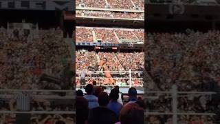 Randy Orton hits Seth Rollins RKO out of nowhere #sethrollins #randyorton #wwe #shorts