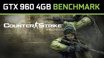 Counter Strike: Source GTX 960 + FX 6300 | 1080p Ultra (Gameplay Benchmark)