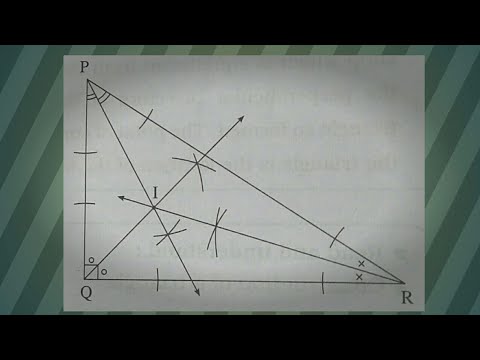 Video: How To Find The Bisector In A Right Triangle