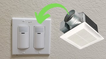Restroom Exhaust Fan Occupancy Sensor Hack
