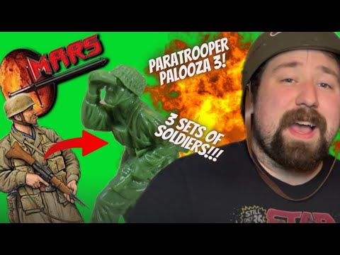 エアフォース パラシュートジャンパー マクファーレン ミリタリー High Quality German Paratrooper Toy Army Men!!! (By Mars) - YouTube