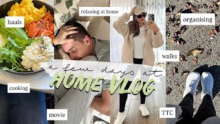 HOME VLOG: walks, relaxing, cooking, organising, church, shopping haul & a movie night 