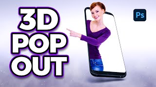 3D POP OUT Effect in Photoshop - Version 4